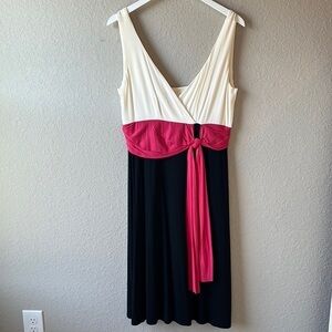 Karen Alexander Surplice Neckline Dress Size Large